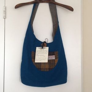 NWOT Harris Tweed Mims Bag